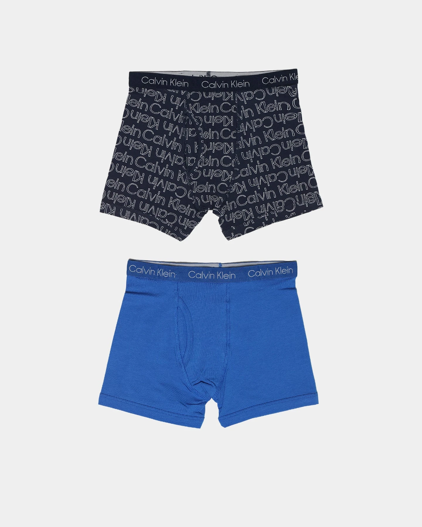 Calvin Klein Kids' Modern Cotton Boxer Briefs 2 Pack Black Iris Ck 5 Calvin Klein Kids' Modern Cotton Boxer Briefs 2 Pack Black Iris Ck - Image 3