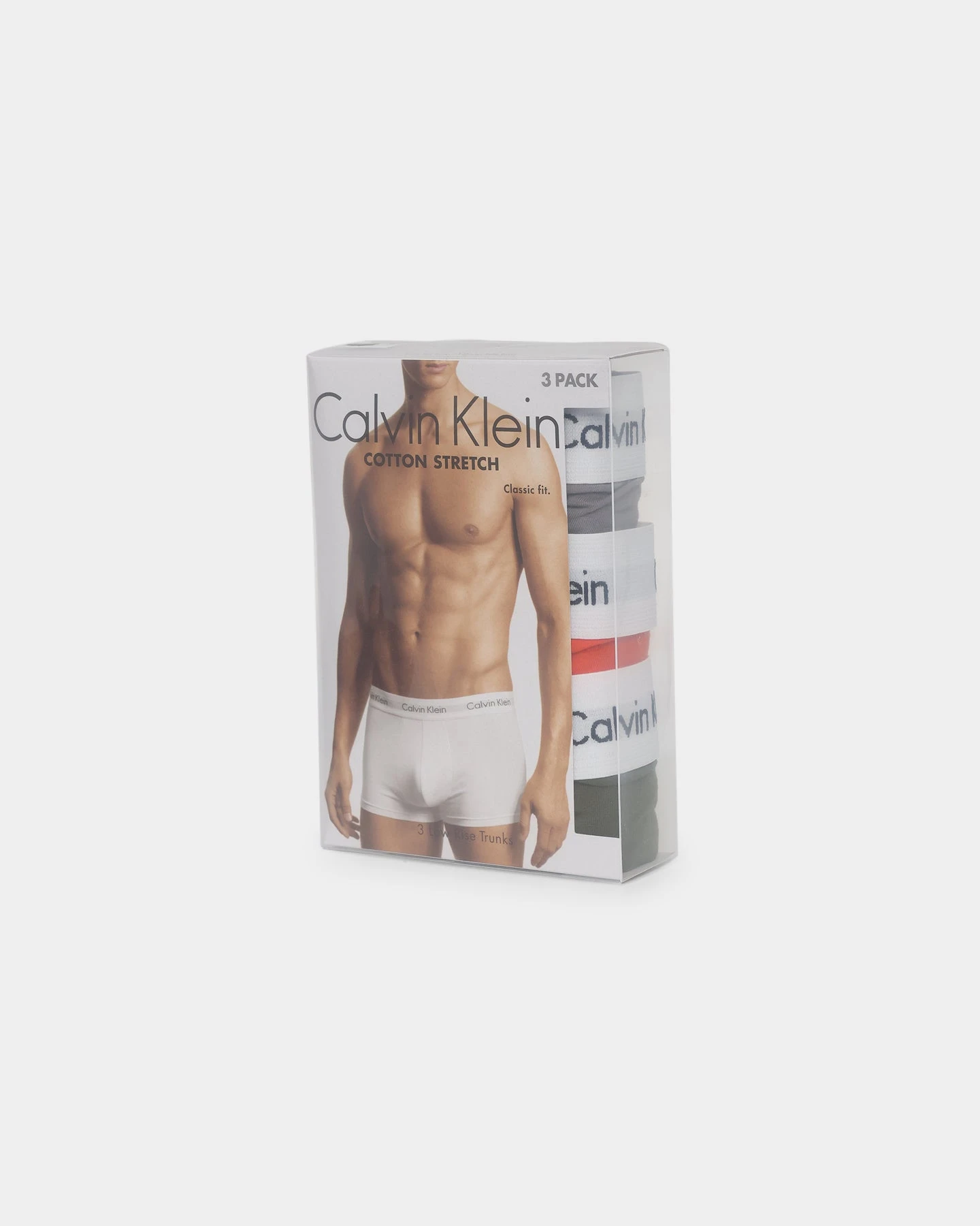 Calvin Klein Low Rise Trunk 3 Pack Multi-Coloured 3 Calvin Klein Low Rise Trunk 3 Pack Multi-Coloured