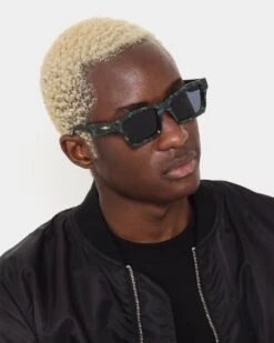 Le Specs Something Sunglasses Forest