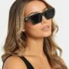 Le Specs Something Sunglasses Forest 2 Le Specs Something Sunglasses Forest -Fashion Clothing Store 06009867 YF033 womens 002