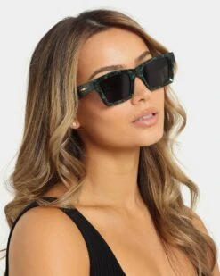 Le Specs Something Sunglasses Forest