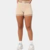 Champion Women's LFS Seamless Biker Shorts Latte -Fashion Clothing Store 06009874 YL421 womens 010