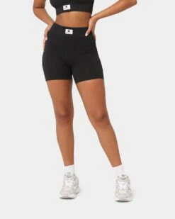 Champion Women's LFS Seamless Biker Shorts Black