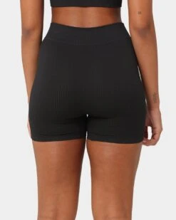 Champion Women's LFS Seamless Biker Shorts Black -Fashion Clothing Store 06009878 YB001 womens 080