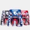 Pants Saggin LLC Team Warface 3 Pack Underwear Multi-Coloured -Fashion Clothing Store 06009937 YM041 default 0010