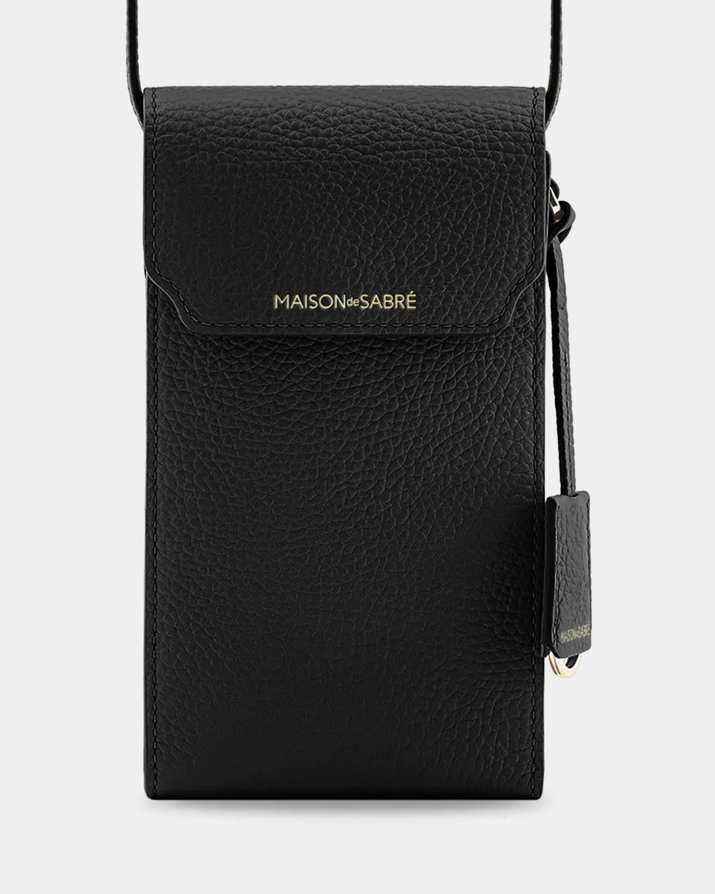 Maison De Sabre The Crossbody Phone Pouch Black Caviar 4 Maison De Sabre The Crossbody Phone Pouch Black Caviar - Image 2
