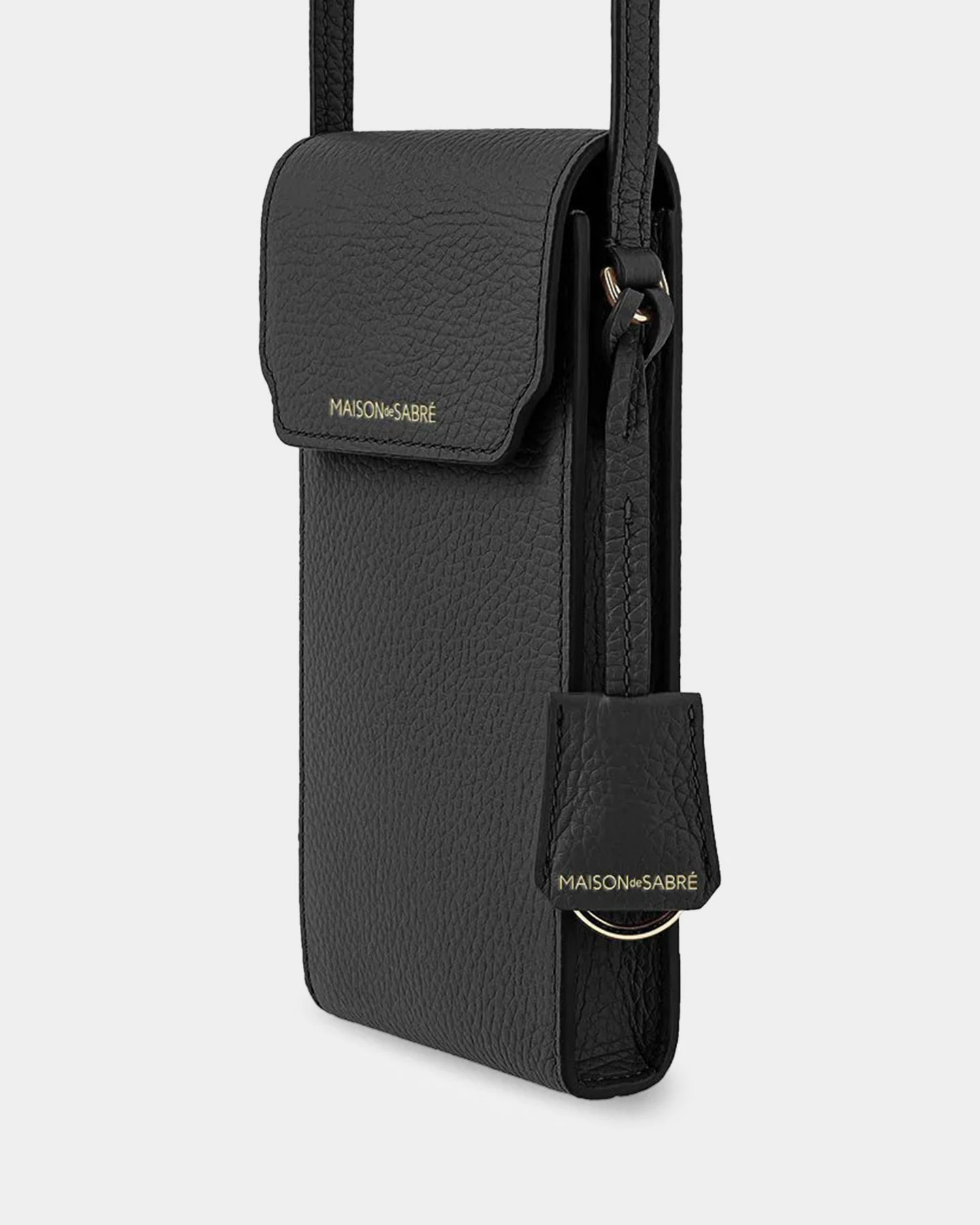 Maison De Sabre The Crossbody Phone Pouch Black Caviar 7 Maison De Sabre The Crossbody Phone Pouch Black Caviar - Image 5