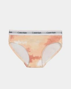 Calvin Klein Kids' Modern Cotton 3 Pack Underwear Warm Tie Dye