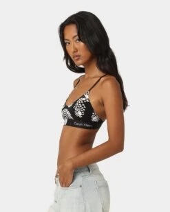 Calvin Klein Women's 1996 Cotton Unlined Bralette Snake -Fashion Clothing Store 06010038 YS209 womens 060
