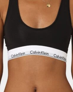 Calvin Klein Women's Modern Cotton Line Extensions Bralette Black 10 Calvin Klein Women's Modern Cotton Line Extensions Bralette Black -Fashion Clothing Store 06010046 YB001 womens 030