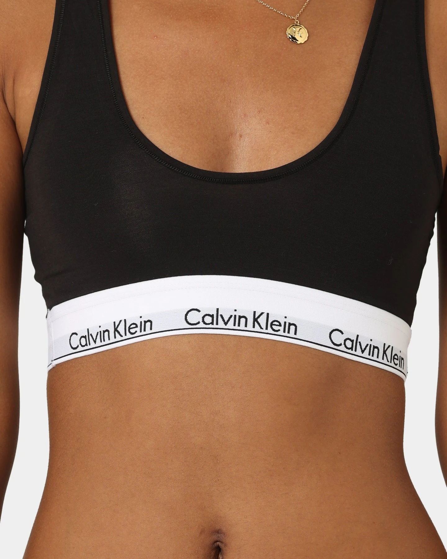 Calvin Klein Women's Modern Cotton Line Extensions Bralette Black 5 Calvin Klein Women's Modern Cotton Line Extensions Bralette Black - Image 3