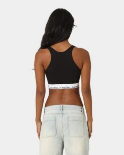 Calvin Klein Women's Modern Cotton Line Extensions Bralette Black 11 Calvin Klein Women's Modern Cotton Line Extensions Bralette Black -Fashion Clothing Store 06010046 YB001 womens 040