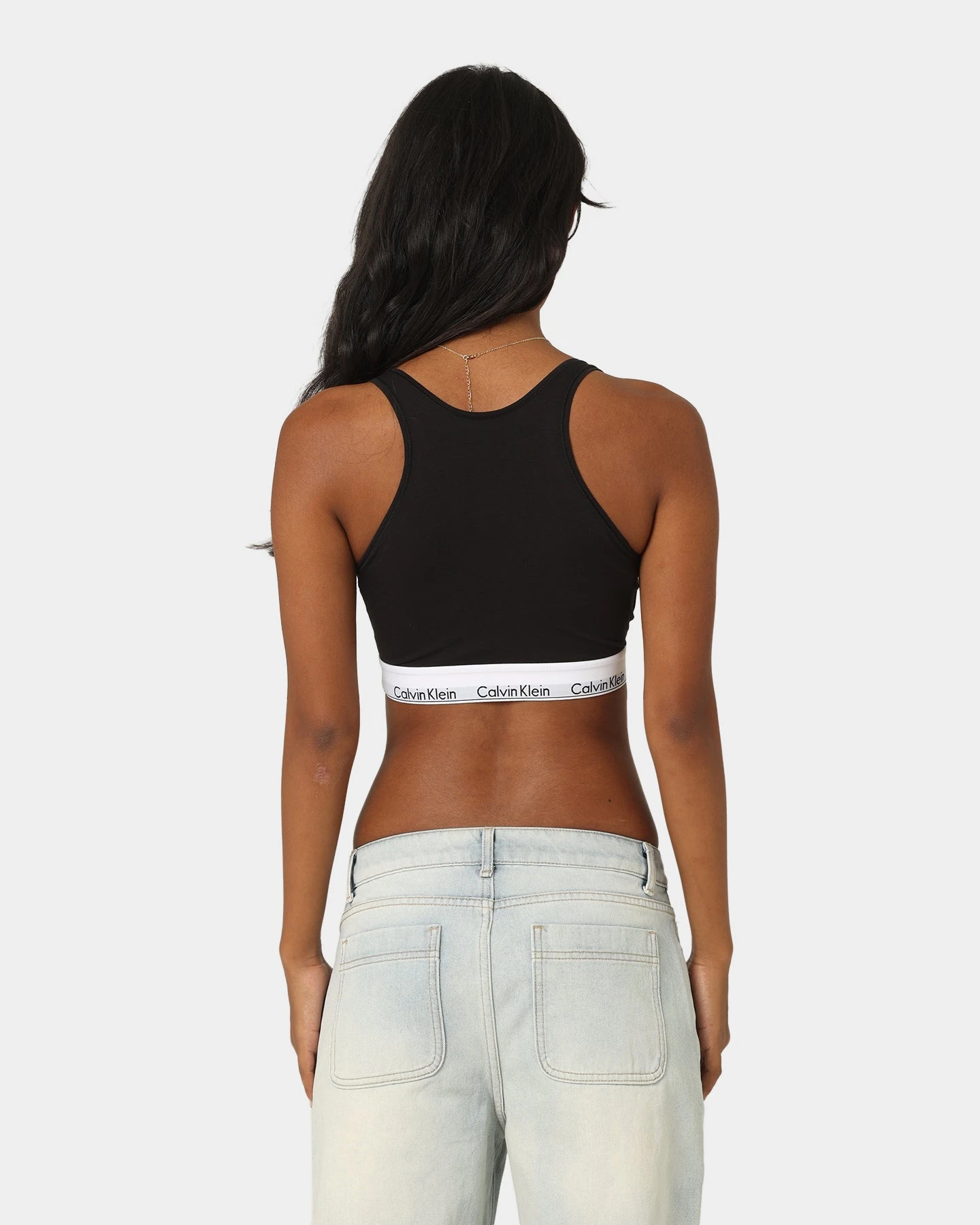 Calvin Klein Women's Modern Cotton Line Extensions Bralette Black 6 Calvin Klein Women's Modern Cotton Line Extensions Bralette Black - Image 4