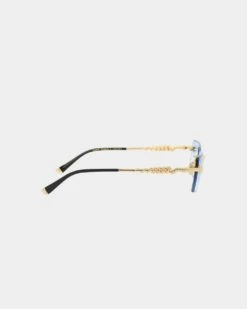 James Oro Blue Tint Serpent Authentic Sunglasses Gold/Blue 22 James Oro Blue Tint Serpent Authentic Sunglasses Gold/Blue -Fashion Clothing Store 06010178 YG219 default 0030