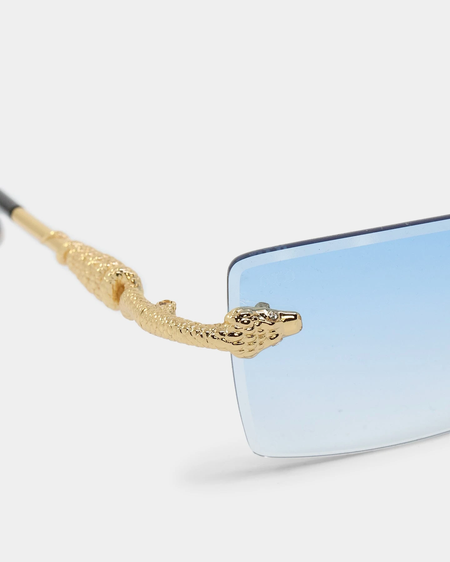 James Oro Blue Tint Serpent Authentic Sunglasses Gold/Blue 10 James Oro Blue Tint Serpent Authentic Sunglasses Gold/Blue - Image 8