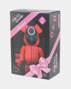 Medicom Toy Be@rbrick X Squid Games Circle Guard 100% & 400% Figure Set Red/Black -Fashion Clothing Store 06010246 YR010 default 0020