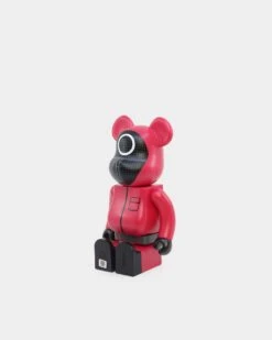 Medicom Toy Be@rbrick X Squid Games Circle Guard 100% & 400% Figure Set Red/Black -Fashion Clothing Store 06010246 YR010 default 0070