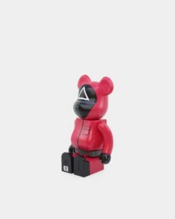 Medicom Toy Be@rbrick X Squid Games Triangle Guard 100% & 400% Figure Set Red/Black -Fashion Clothing Store 06010251 YR010 default 0070