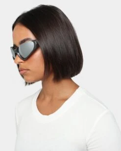 Balenciaga Balengiaga BB0202S002 Sunglasses Silver 14 Balenciaga Balengiaga BB0202S002 Sunglasses Silver -Fashion Clothing Store 06010265 YS001 womens 0015