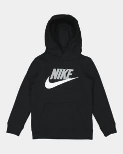 Nike Kids' Club HBR Pullover Hoodie Black -Fashion Clothing Store 0677838553048 default 0080