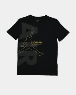 Jordan Kids' Air Flight 23 T-Shirt Black -Fashion Clothing Store 0825664338722 default 0080