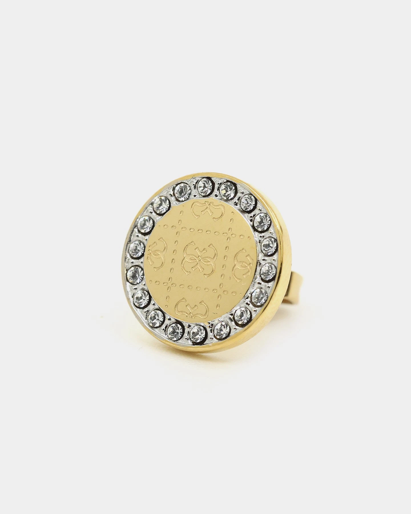 Guess Mainline Women's Coin And Crystal Stud Earrings Gold 6 Guess Mainline Women's Coin And Crystal Stud Earrings Gold - Image 4