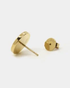 Guess Mainline Women's Coin And Crystal Stud Earrings Gold 20 Guess Mainline Women's Coin And Crystal Stud Earrings Gold -Fashion Clothing Store 09000035 YG200 default 00070