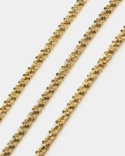 Guess Mainline Women's Lettering 16-18" Choker Necklace Gold -Fashion Clothing Store 09000040 YG200 default 00040