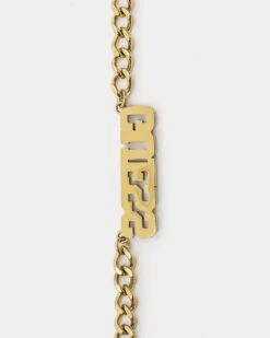 Guess Mainline Women's Pave Bold 16-18" Choker Necklace Gold -Fashion Clothing Store 09000042 YG200 default 00060