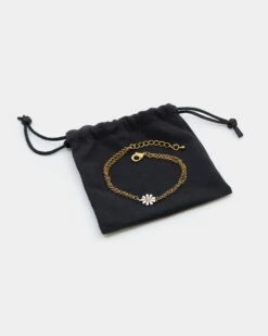 Raising Hell Women's Daisy Bracelet Gold -Fashion Clothing Store 09000070 YG200 default 00060