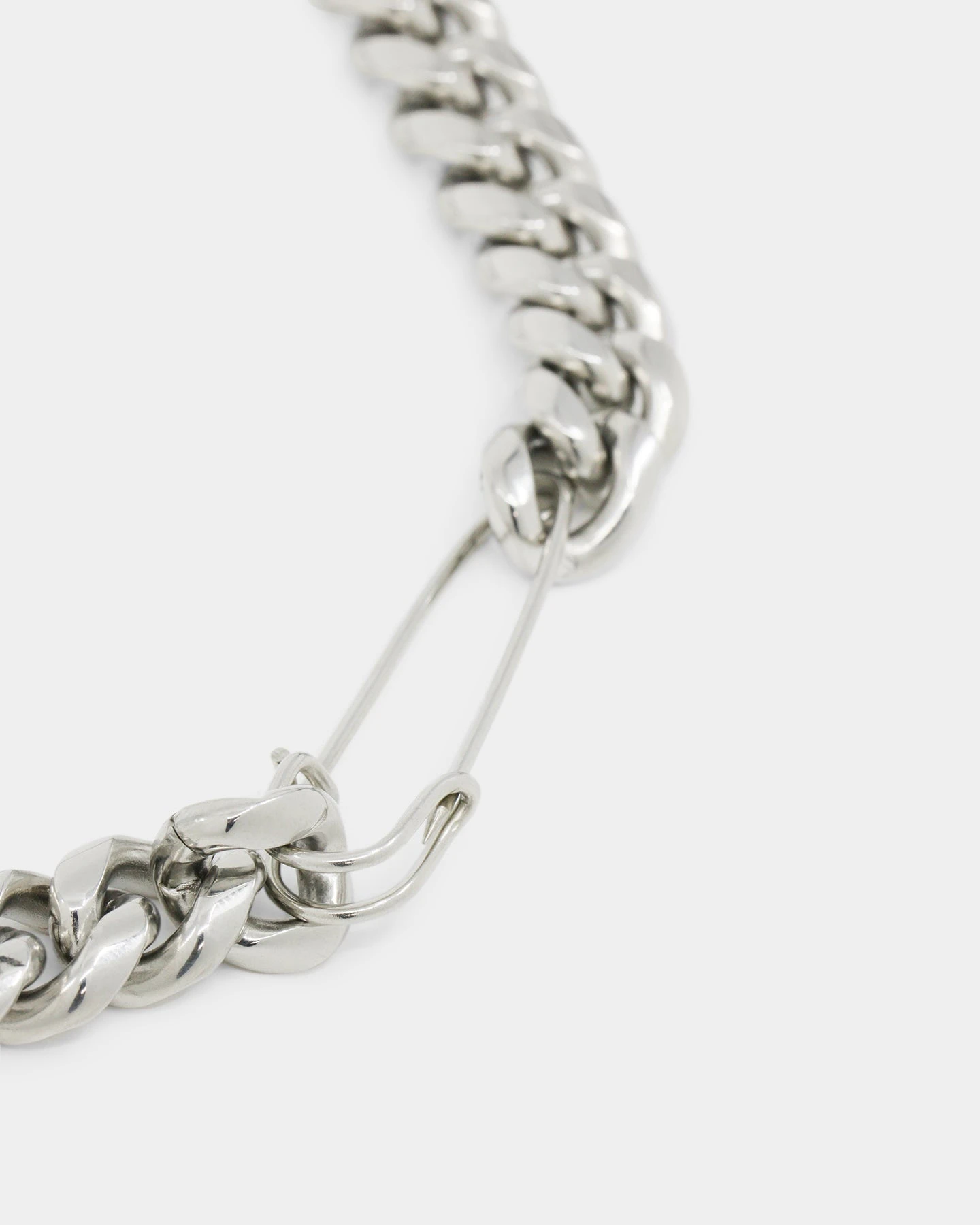 Loiter Safety Pin Double Chain Necklace Pack Silver 9 Loiter Safety Pin Double Chain Necklace Pack Silver - Image 7