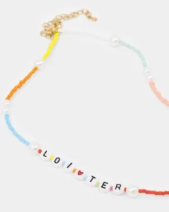 Loiter Loi<3ter Beaded Necklace Multi-coloured 14 Loiter Loi<3ter Beaded Necklace Multi-coloured -Fashion Clothing Store 09000230 YM010 default 0020 f70942dd e8af 40e6 bba7 5e9c0c0e0547