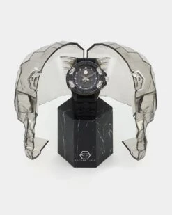 Philipp Plein The $kull Crystal Watch Black/Black 18 Philipp Plein The $kull Crystal Watch Black/Black -Fashion Clothing Store 09000298 YB015 default 0020
