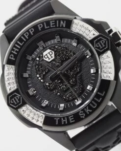 Philipp Plein The $kull Crystal Watch Black/Black 24 Philipp Plein The $kull Crystal Watch Black/Black -Fashion Clothing Store 09000298 YB015 default 0070