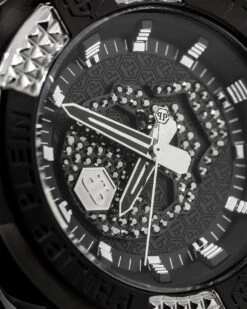 Philipp Plein The $kull Crystal Watch Black/Black 25 Philipp Plein The $kull Crystal Watch Black/Black -Fashion Clothing Store 09000298 YB015 default 0080