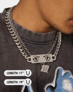 Loiter Armoured Eyes Chain Silver -Fashion Clothing Store 09000372 YS001 mens 00016