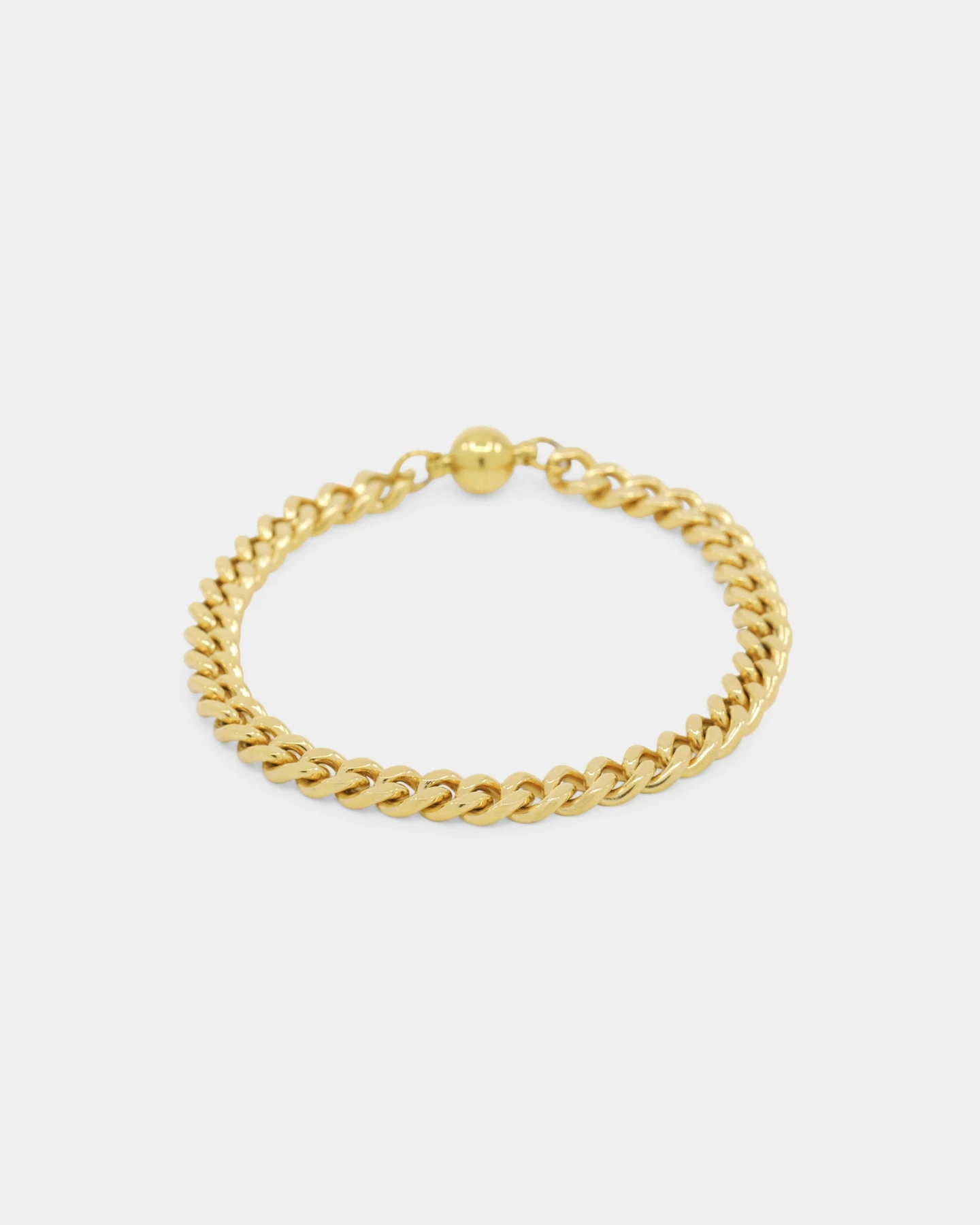Shortie Kids' Classic Cuban 6mm Bracelet Gold 5 Shortie Kids' Classic Cuban 6mm Bracelet Gold - Image 3