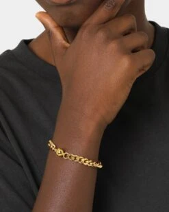 Shortie Kids' Classic Cuban 6mm Bracelet Gold 14 Shortie Kids' Classic Cuban 6mm Bracelet Gold -Fashion Clothing Store 09000389 YG200 default 0022