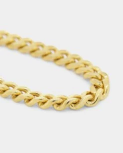 Shortie Kids' Classic Cuban 6mm Bracelet Gold 16 Shortie Kids' Classic Cuban 6mm Bracelet Gold -Fashion Clothing Store 09000389 YG200 default 0040