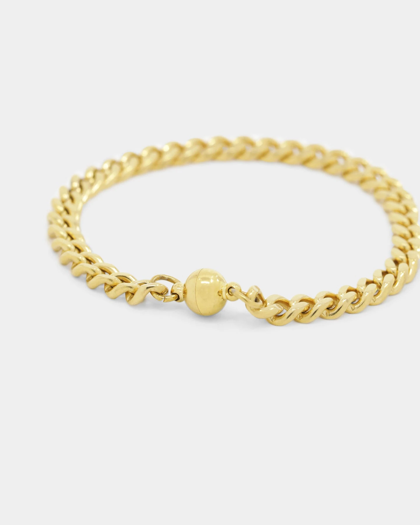 Shortie Kids' Classic Cuban 6mm Bracelet Gold 9 Shortie Kids' Classic Cuban 6mm Bracelet Gold - Image 7