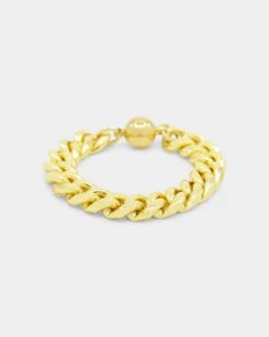 Shortie Kids' Classic Cuban 12mm Bracelet Gold -Fashion Clothing Store 09000391 YG200 default 0020