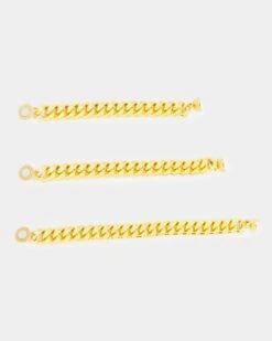 Shortie Kids' Classic Cuban 12mm Bracelet Gold -Fashion Clothing Store 09000391 YG200 default 0070