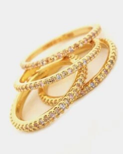 Raising Hell Women's Xena Ring Stack Rainbow -Fashion Clothing Store 09000486 YR631 default 0060