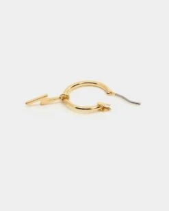 Raising Hell Women's Starstruck Huggie Earring Stack Gold -Fashion Clothing Store 09000495 YG200 default 0080