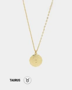 Raising Hell Women's Petit Zodiac Necklace Gold -Fashion Clothing Store 09000537 YG200 default 00060