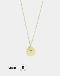 Raising Hell Women's Petit Zodiac Necklace Gold -Fashion Clothing Store 09000537 YG200 default 00070