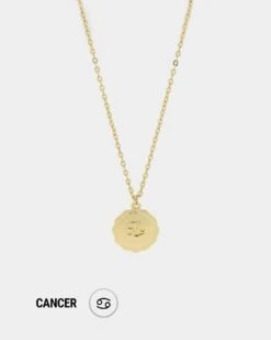 Raising Hell Women's Petit Zodiac Necklace Gold -Fashion Clothing Store 09000537 YG200 default 00080