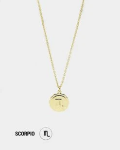Raising Hell Women's Petit Zodiac Necklace Gold -Fashion Clothing Store 09000537 YG200 default 00120
