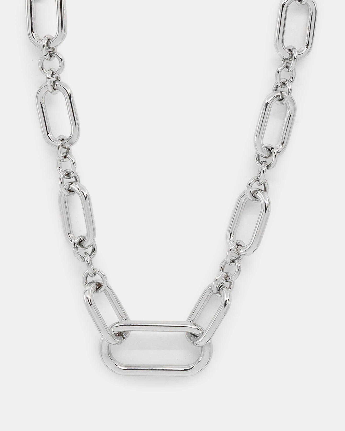 Raising Hell Women's Thick Link Chain White Gold 4 Raising Hell Women's Thick Link Chain White Gold - Image 2