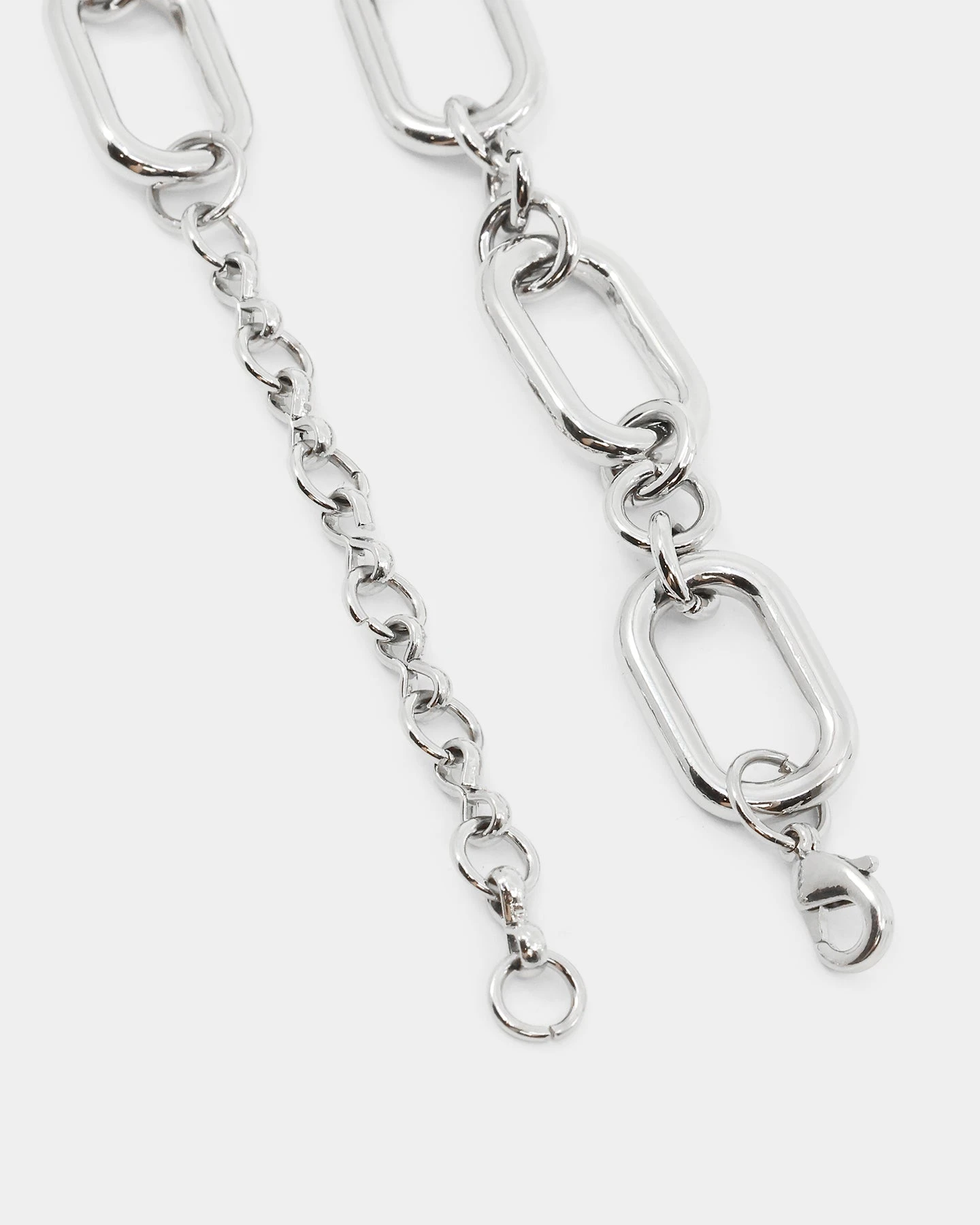 Raising Hell Women's Thick Link Chain White Gold 9 Raising Hell Women's Thick Link Chain White Gold - Image 7